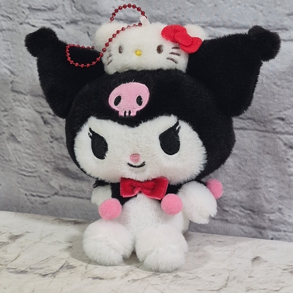 Sanrio Hello Kitty Kuromi‎ Plush Mini Stuffed Character Hanging Mascot